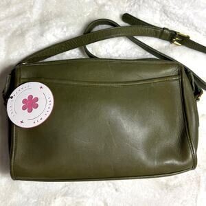 Vintage Coach 9944 Taylor Olive Green Crossbody